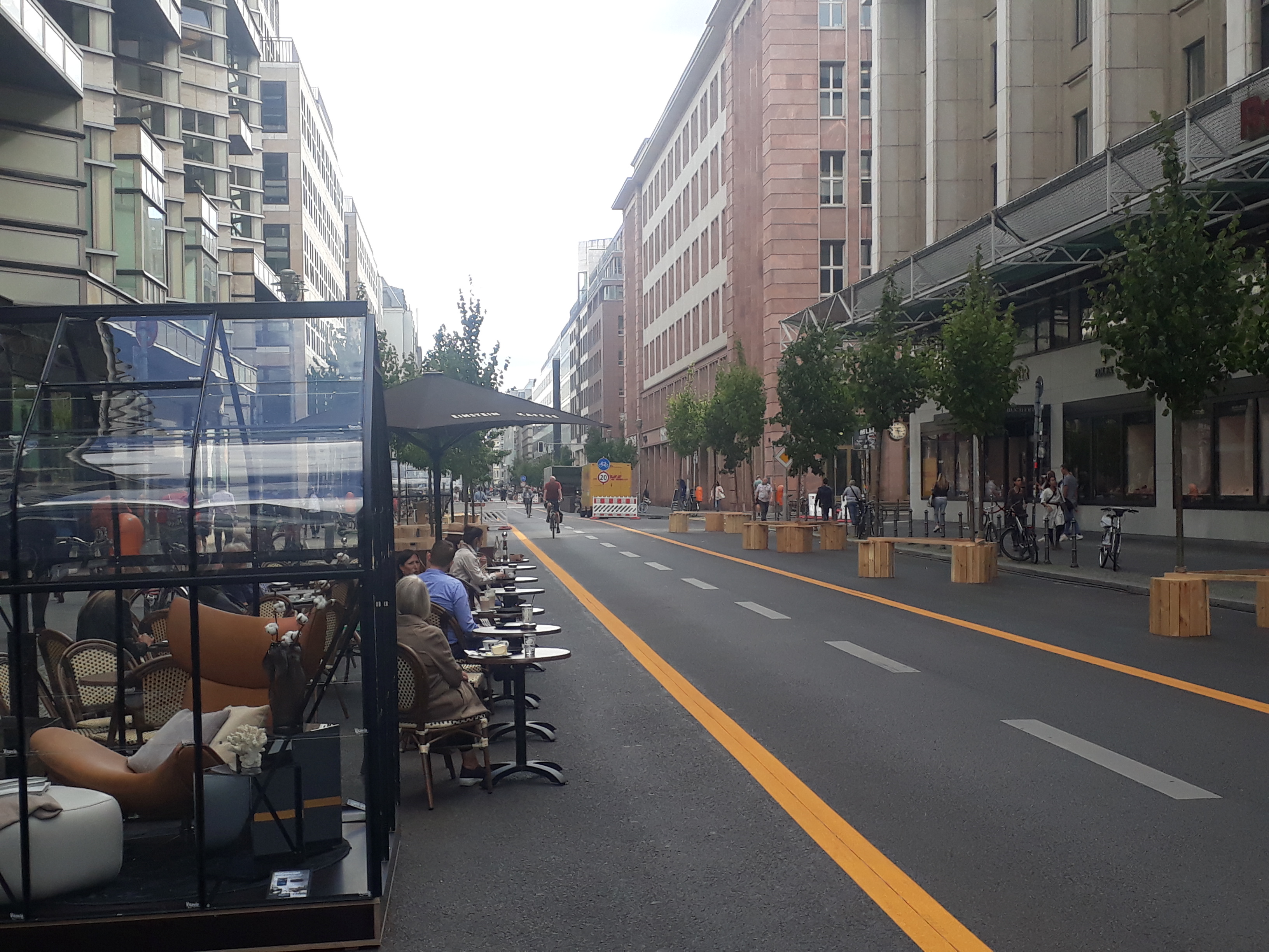 Friedrichstraße in Berlin, Herbst 2020