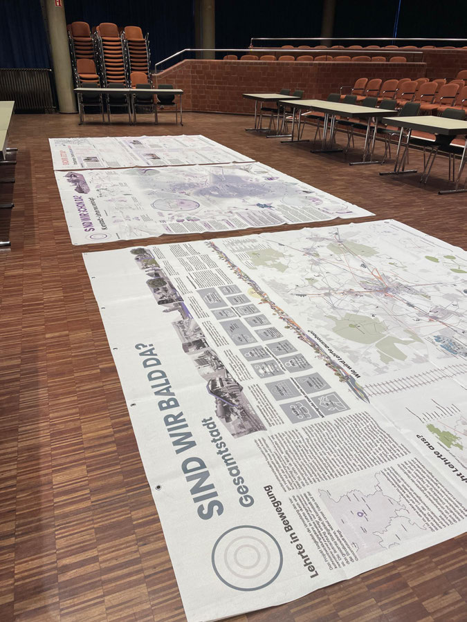 Plakate im Bauausschuss